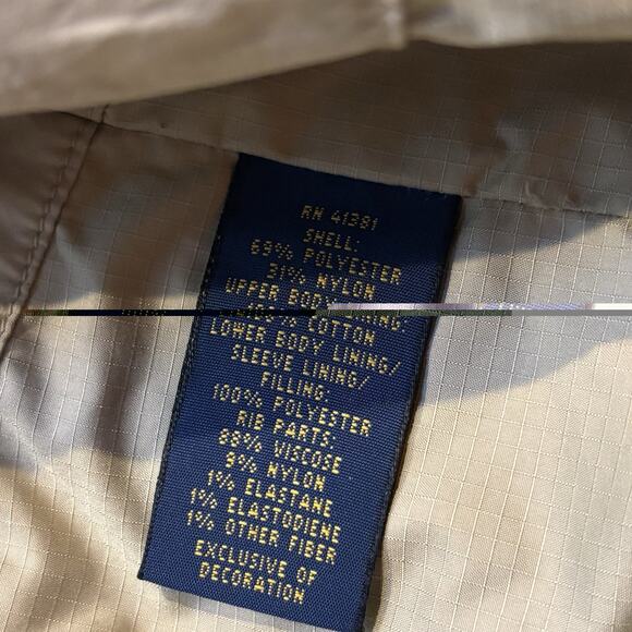 Polo Ralph Lauren Military Style Utility Tactical Flight Bomber Jacket Tan Large - Picture 11 of 12